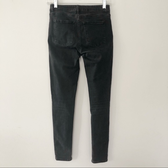 Acne Studios Skin5 mid rise faded black color slim skinny leg - Picture 3 of 6